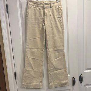 Banana Republic Cream martin Stretch Trousers
